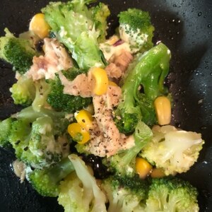 ブロッコリー ツナ コーンのバター醤油炒め レシピ 作り方 By なるぱん 楽天レシピ